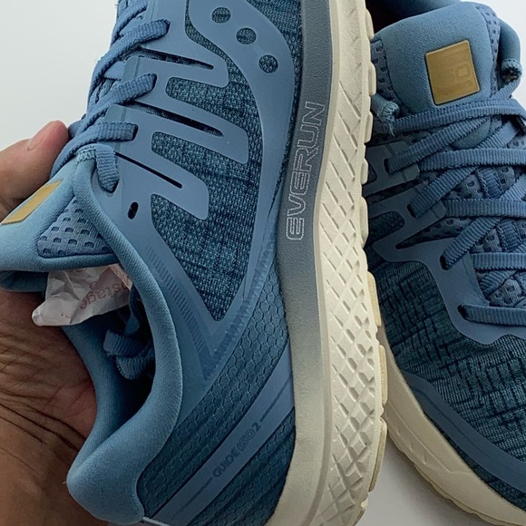 Saucony Womens GuideISO 2 Running Shoe Blue shield - Picture 3 of 13